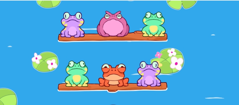 Sorting Frogs Gameplay
